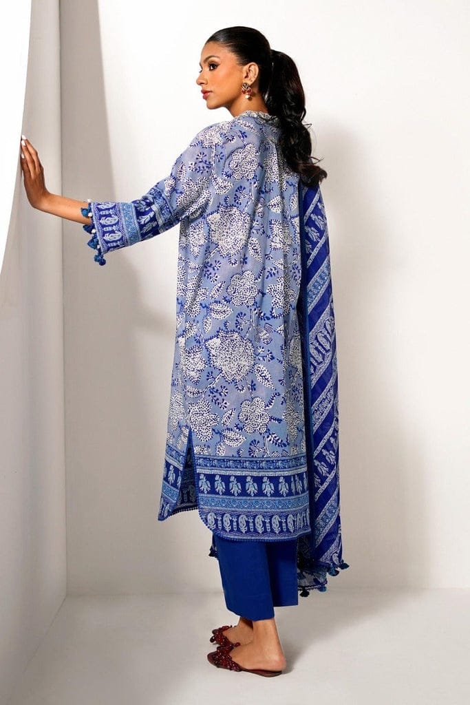 REPLICA-Blue printed (unstitched)