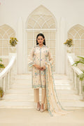 Elisol 3pcs Semi-Stitched Fancy Emb Lawn [D-4396]