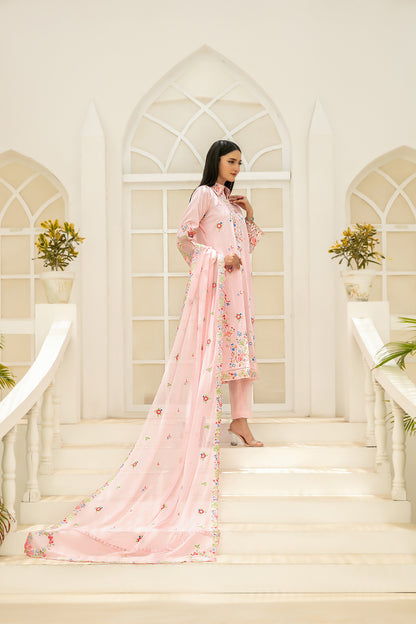 Elisol 3pcs Semi-Stitched Fancy Emb Lawn [D-4400] Regular priceRs.7,990.00