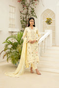Elisol 3pcs Semi-Stitched Fancy Emb Lawn [D-4401]