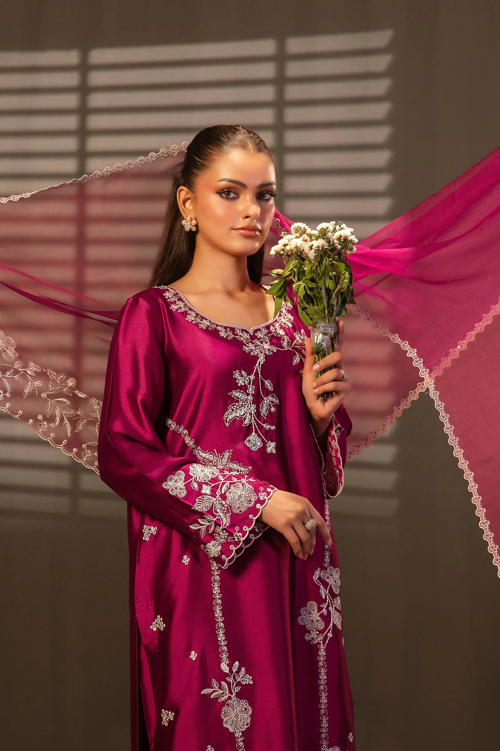 TK-113 SHEESHA SILK 3 PCs SET