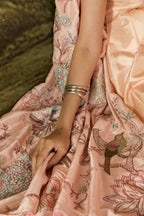 Fakhta - Red Embroidered Luxury Shawl - Buy Online Pakistan