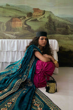 Neela Sabz - Ruby Embroidered Luxury Shawl - Buy Online Pakistan