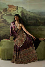 Jaamuni - Handcrafted Velvet Shawl by Vashah - Shopping Karado