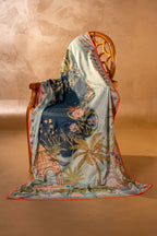 Shahjahan - Handcrafted Raw Silk Shawl by Vashah - Shopping Karado