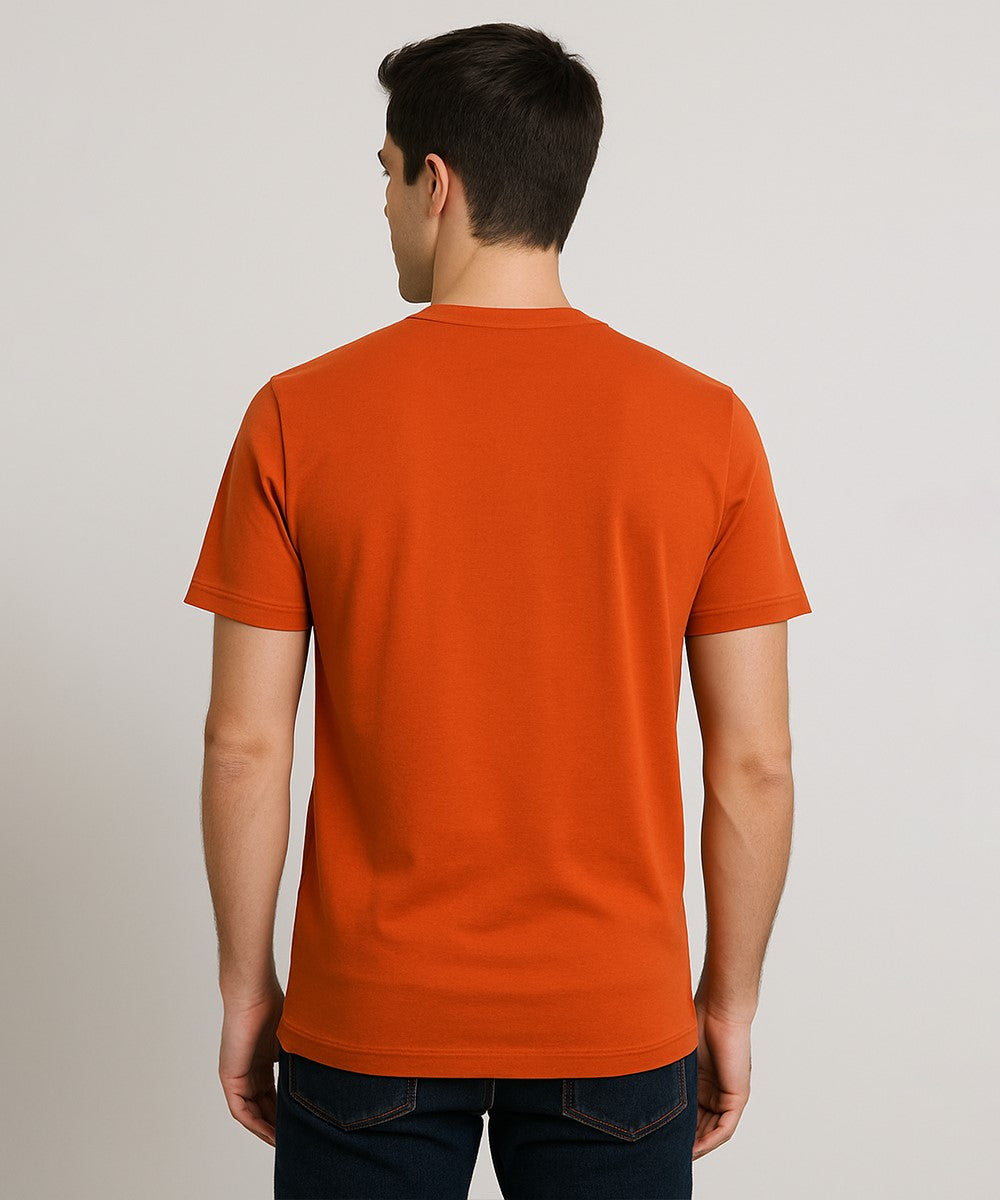 Men’S T-Shirt – Orange Tsh-5879 - Orange - View 4