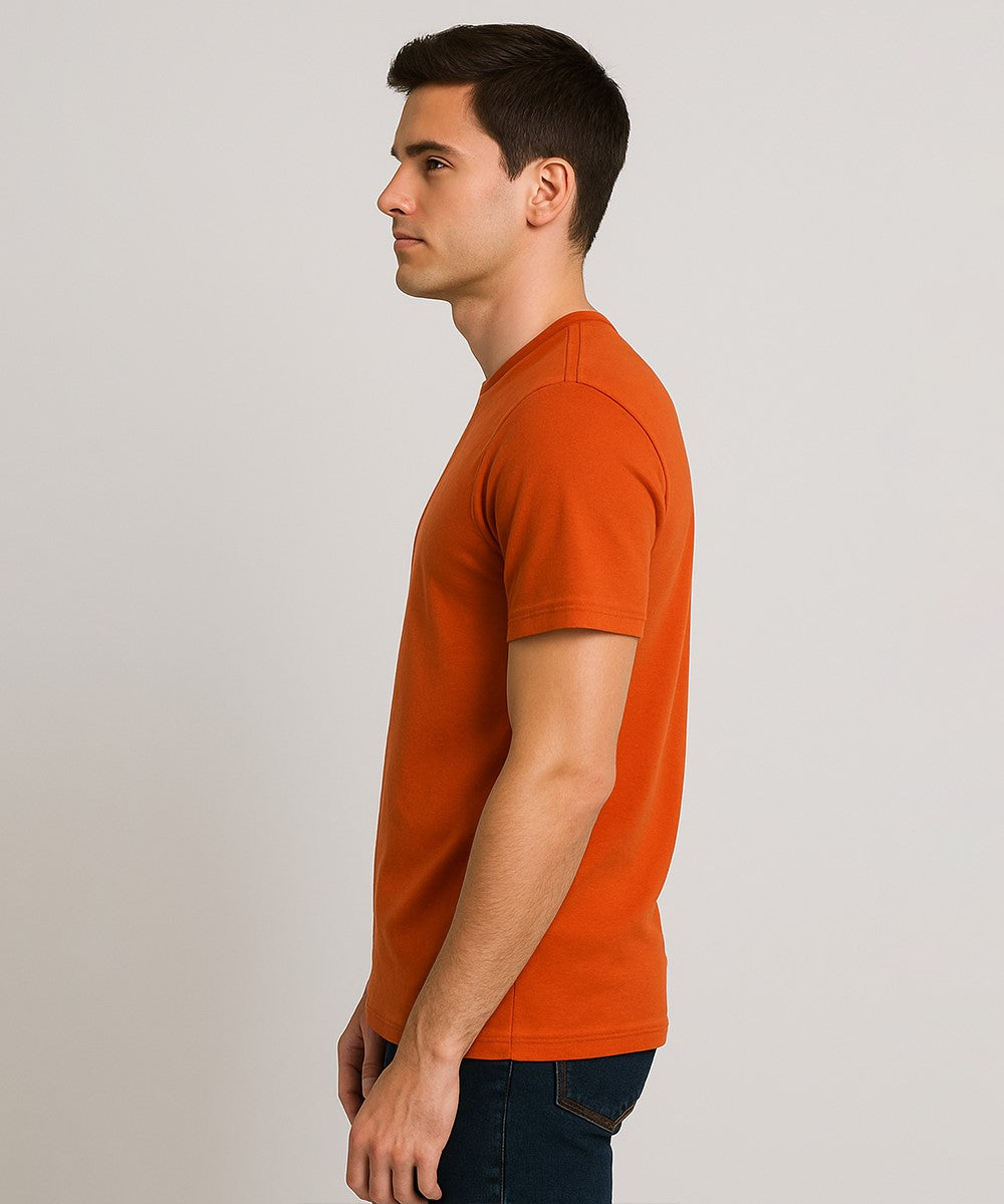 Men’S T-Shirt – Orange Tsh-5879 - Orange - View 3