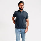 Men'S Polo T-Shirt Night Green Tsh-5519 - Green - View 1