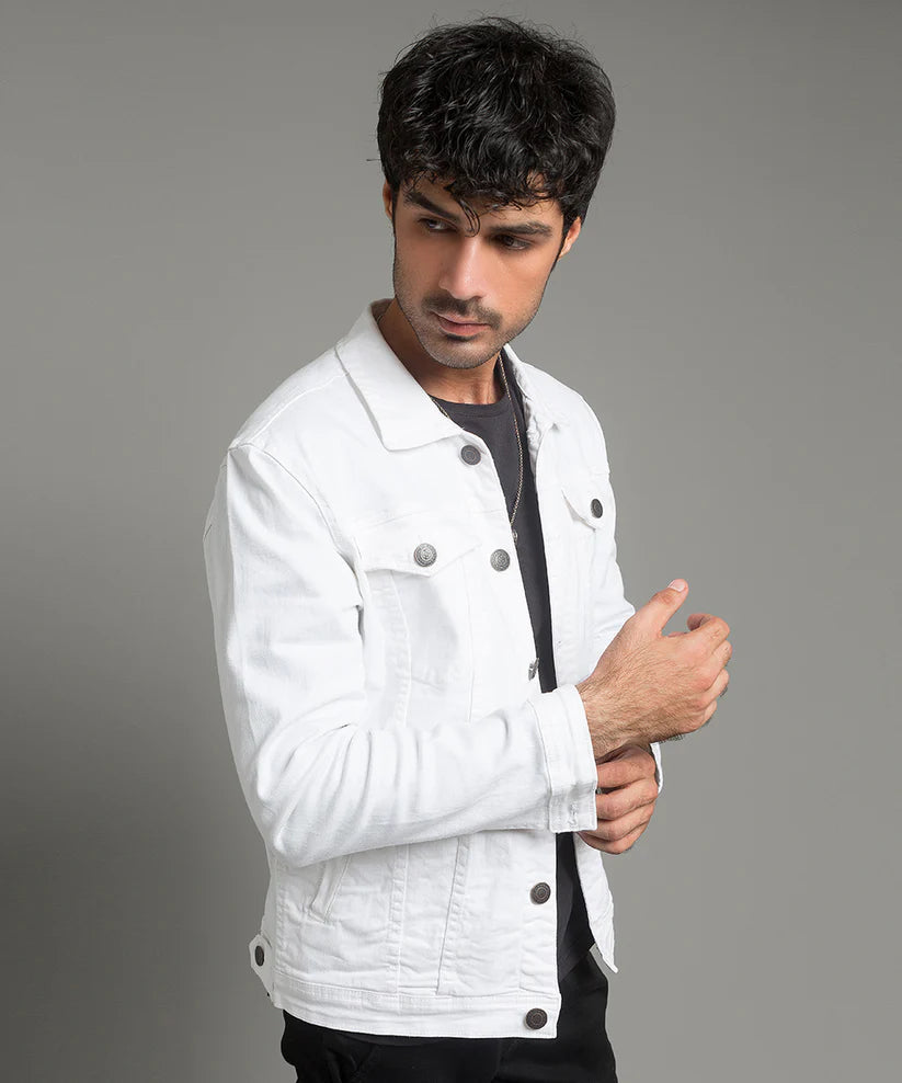 Denim Jacket - White