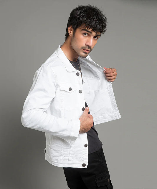 Denim Jacket - White