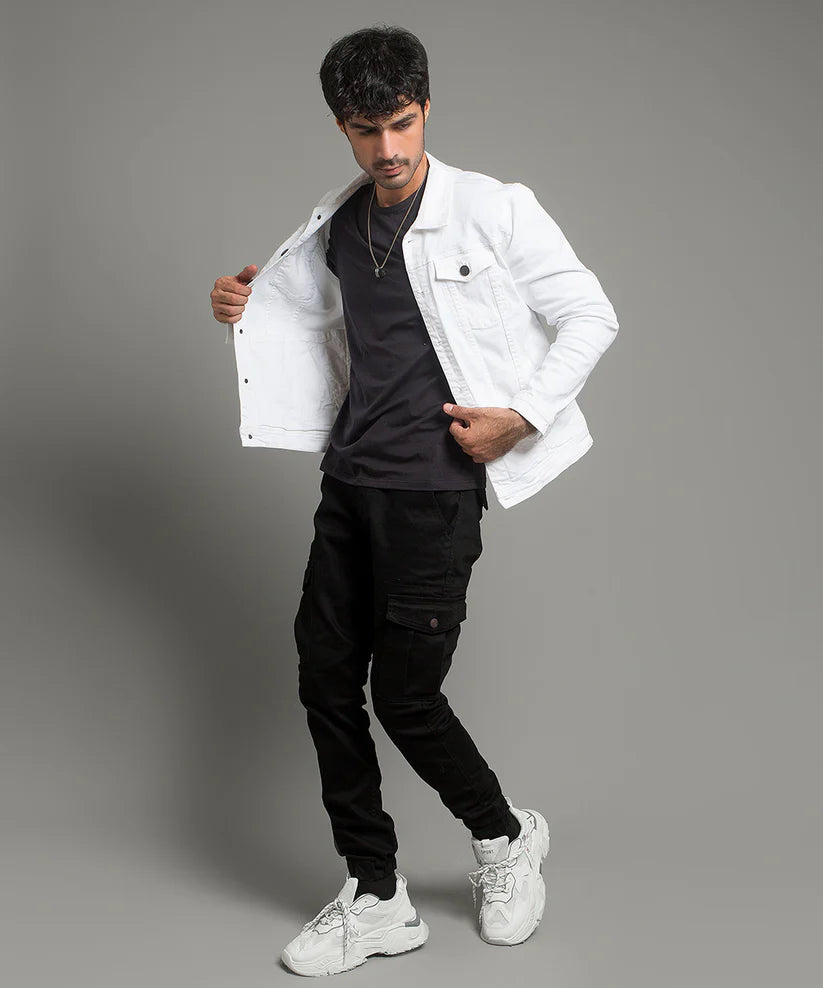 Denim Jacket - White