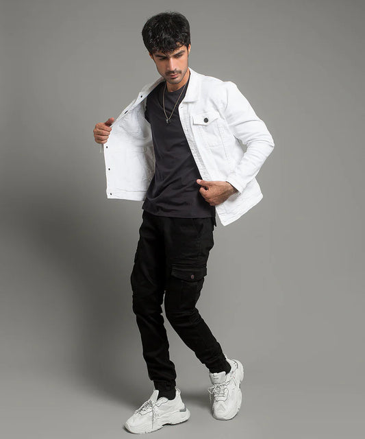 Denim Jacket - White