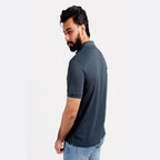 Men'S Polo T-Shirt Night Green Tsh-5519 - Green - View 4
