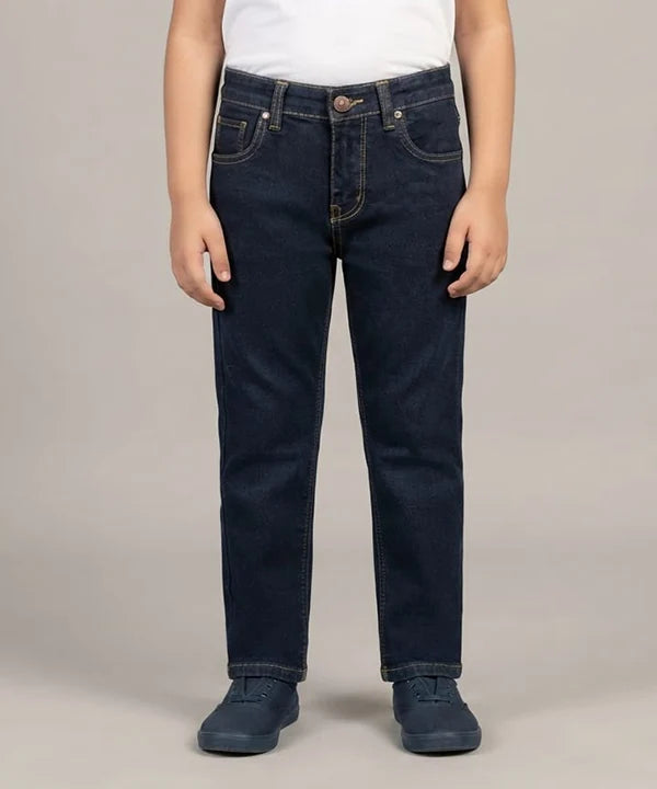 Boys Navy Stretch Denim Jeans- Bjp-0290