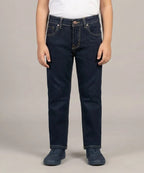 Boys Navy Stretch Denim Jeans- Bjp-0290