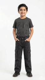 Boys 6 Pocket Baggy Denim Jeans BJP-0310