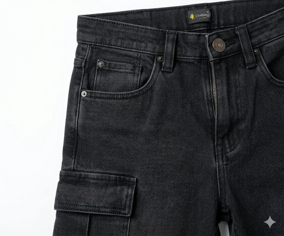 Boys 6 Pocket Baggy Denim Jeans BJP-0310