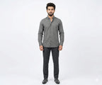 Men's Casual Shirt - Shc-1062 Dotted Grey