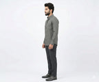 Men's Casual Shirt - Shc-1062 Dotted Grey