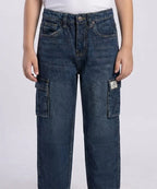 Boys 6 Pocket Baggy Denim Jeans- Bjp-0312
