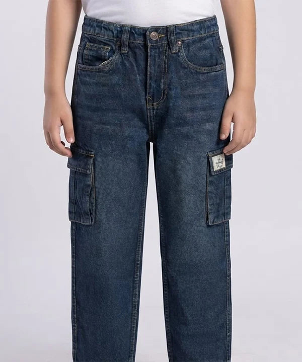 Boys 6 Pocket Baggy Denim Jeans- Bjp-0312
