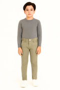 Kids Cotton Chino Pant - Bcp-0033 Green