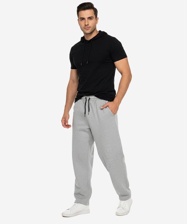 Men'S Sports Trousers Baggy - L Grey Lwr-0534 - Grey - View 1