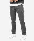 Men'S Cotton Pant 6 Pocket - Greyish Purple Cp-0543 - Grey - View 1
