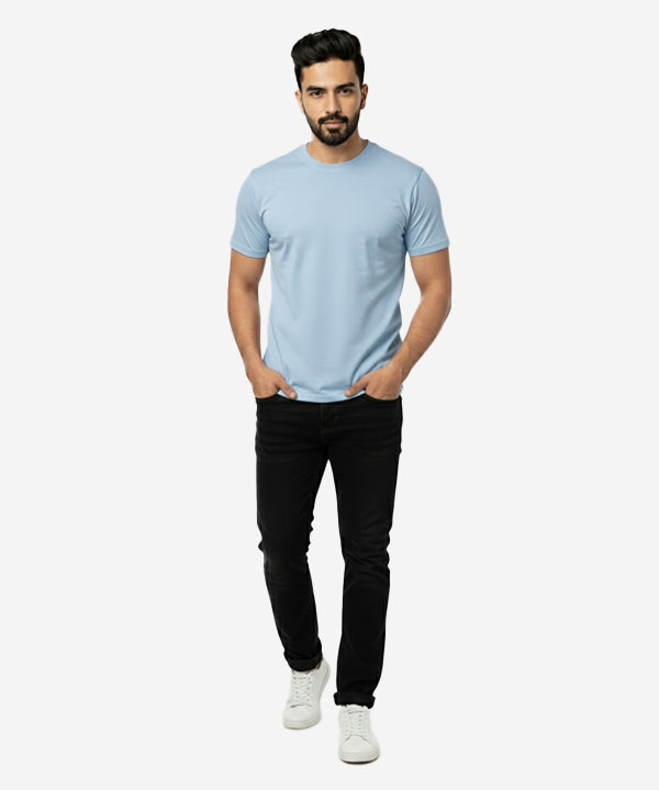 Men’S Basic T-Shirt – Sky Tsh-5919 - Sky - View 1