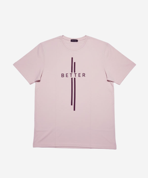 Mens T-Shirt - Light Pink Tsh-5685 - Pink - View 3