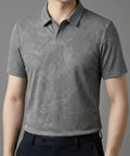 Men'S T-Shirt Collar Grey Tsh-7025 - Grey - View 1