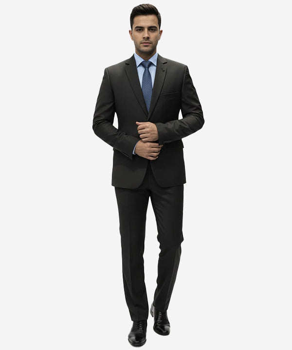 Formal Suit Gst-0123 Black - Black - View 1
