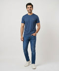 Men's Denim Tailored Fit- Navy JP-1820 - Navy - View 1