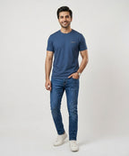 Men's Denim Tailored Fit- Navy JP-1820 - Navy - View 1