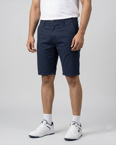 Men’S Summer Cotton Navy Shorts- Br-0105