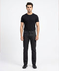 Men's Denim Straight Fit- Jp-2231 Black - Black - View 1