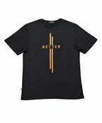 Mens T-Shirt - Black Tsh-5685 - Black - View 4
