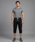 Men'S Sports Knit Black Short- Br-0100 - Black - View 1