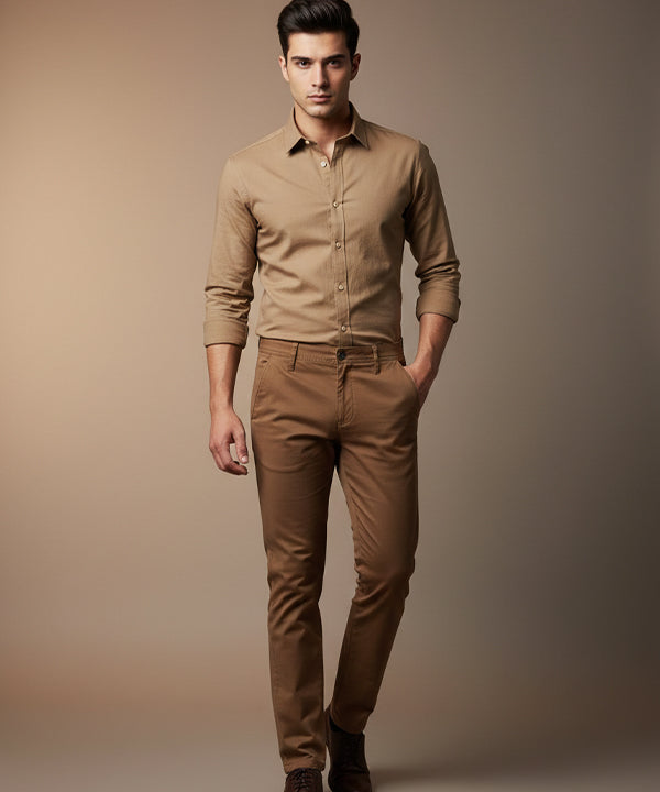 Men'S Chino - Rust Cp-0513 - Rust - View 1
