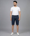 Casual Summer D-Blue Denim  Shorts- Br-0089 - Blue - View 1