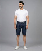Casual Summer D-Blue Denim  Shorts- Br-0089 - Blue - View 1
