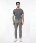 Men'S Chino Straight Fit- D-Grey Cp-0551 - Grey - View 1