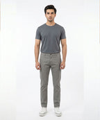 Men'S Chino Straight Fit- D-Grey Cp-0551 - Grey - View 1