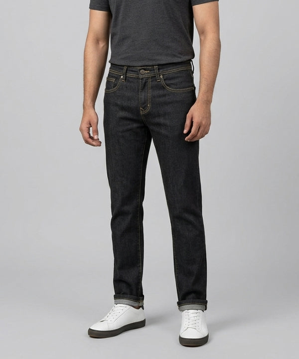Men's Denim Straight Fit- Jp-2224 M-Black - Black - View 3