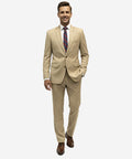 Formal Suit Gst-0124 Coffee - Coffee - View 1