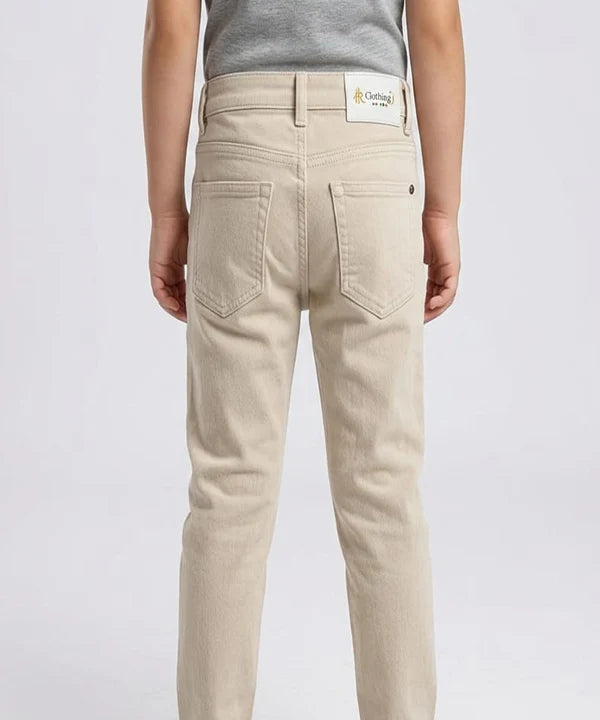 Boys Fawn Stretch Denim Jeans- Bjp-0248