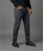 Men'S Cotton Pant 6 Pocket - Purple Cp-0685 - Purple - View 1