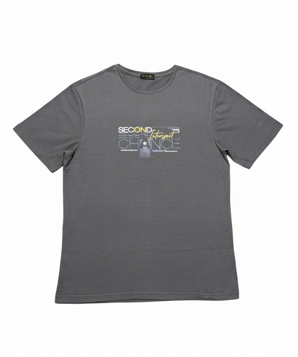 Men’S Graphic T-Shirt – Grey Tsh-5880 - Grey - View 3