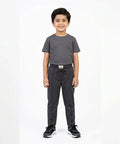 Kids Smart Baggy stretchable premium trouser Dotted Black Texture BLW-0136