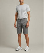 Men’S Summer Cotton D-Grey Shorts- Br-0101 - Grey - View 2